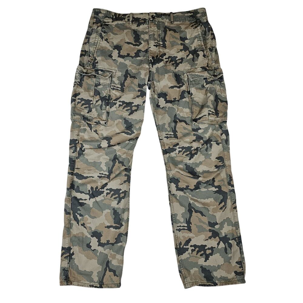 Levi's‎ Cargo Pants Men's 38×34 (38×31) Green/Brown Camouflage Paratrooper